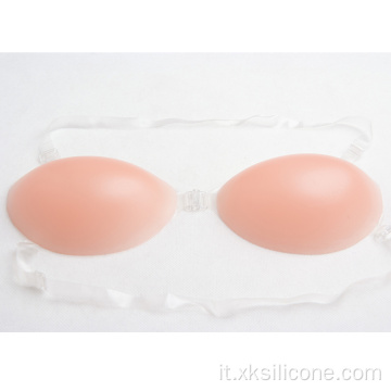 Reggiseno senza spalline push up magico autoadesivo in silicone